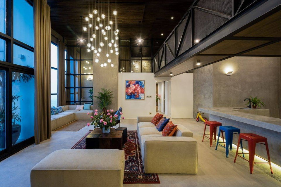 Chung cư rộng 350m2 như trung tâm giải trí thu nhỏ của gia đình ở Hà Nội - 5