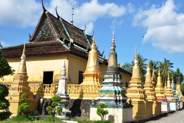 Nét đẹp kiến trúc chùa Khmer ở An Giang