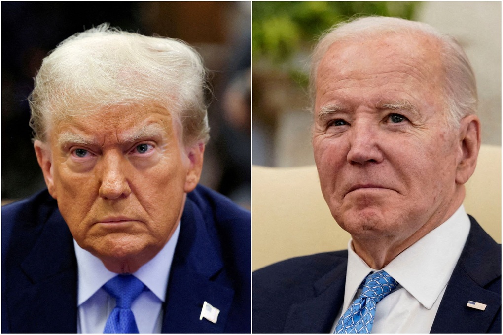 Ông Trump đoán Tổng thống Biden tiếp tục tranh cử - 1 Ông Trump đoán Tổng thống Biden tiếp tục tranh cử - 1