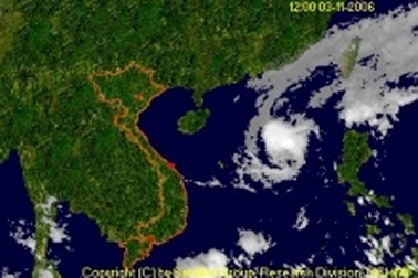 Bão Cimaron lại chuyển hướng vào miền Trung 