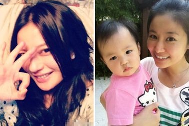 "Én nhỏ" đón tuổi mới bên bạn cũ và con gái