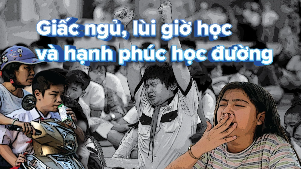 Điều chỉnh giờ học phù hợp và chăm sóc giấc ngủ học trò