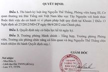 Kỷ luật buộc thôi việc phóng viên cưỡng đoạt tài sản
