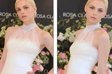 Sốc khi ngắm siêu mẫu nam xinh đẹp trình diễn váy cưới