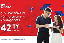 Quỹ học bổng BUV năm 2023 tiếp tục cùng học sinh thắp sáng ước mơ
