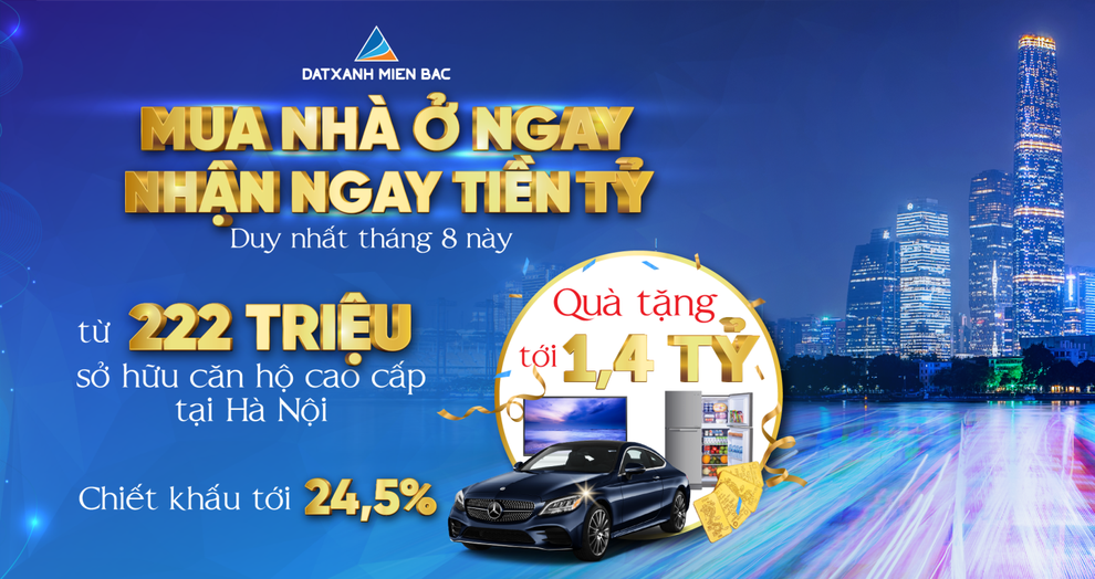 Cần mua nhà, đừng bỏ qua loạt dự án tung chính sách ưu đãi tháng Ngâu - 1 Cần mua nhà, đừng bỏ qua loạt dự án tung chính sách ưu đãi tháng Ngâu - 1