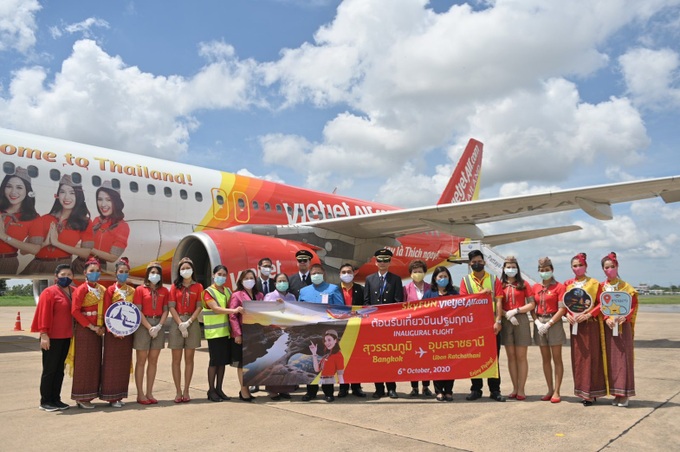 Vietjet tưng bừng khai trương đường bay Băng Cốc – Ubon Ratchathani và khuyến mại vé 0 Baht cho toàn mạng bay tại Thái Lan - Ảnh 2.