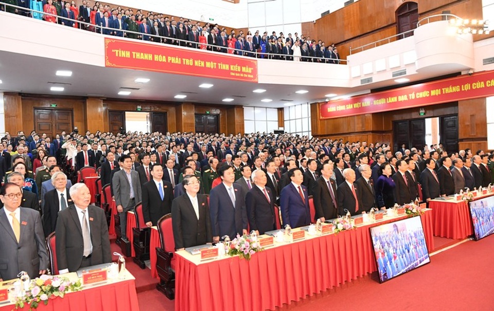Khai mạc Đại hội đại biểu Đảng bộ tỉnh Thanh Hóa lần thứ XIX - 1 Khai mạc Đại hội đại biểu Đảng bộ tỉnh Thanh Hóa lần thứ XIX - 1
