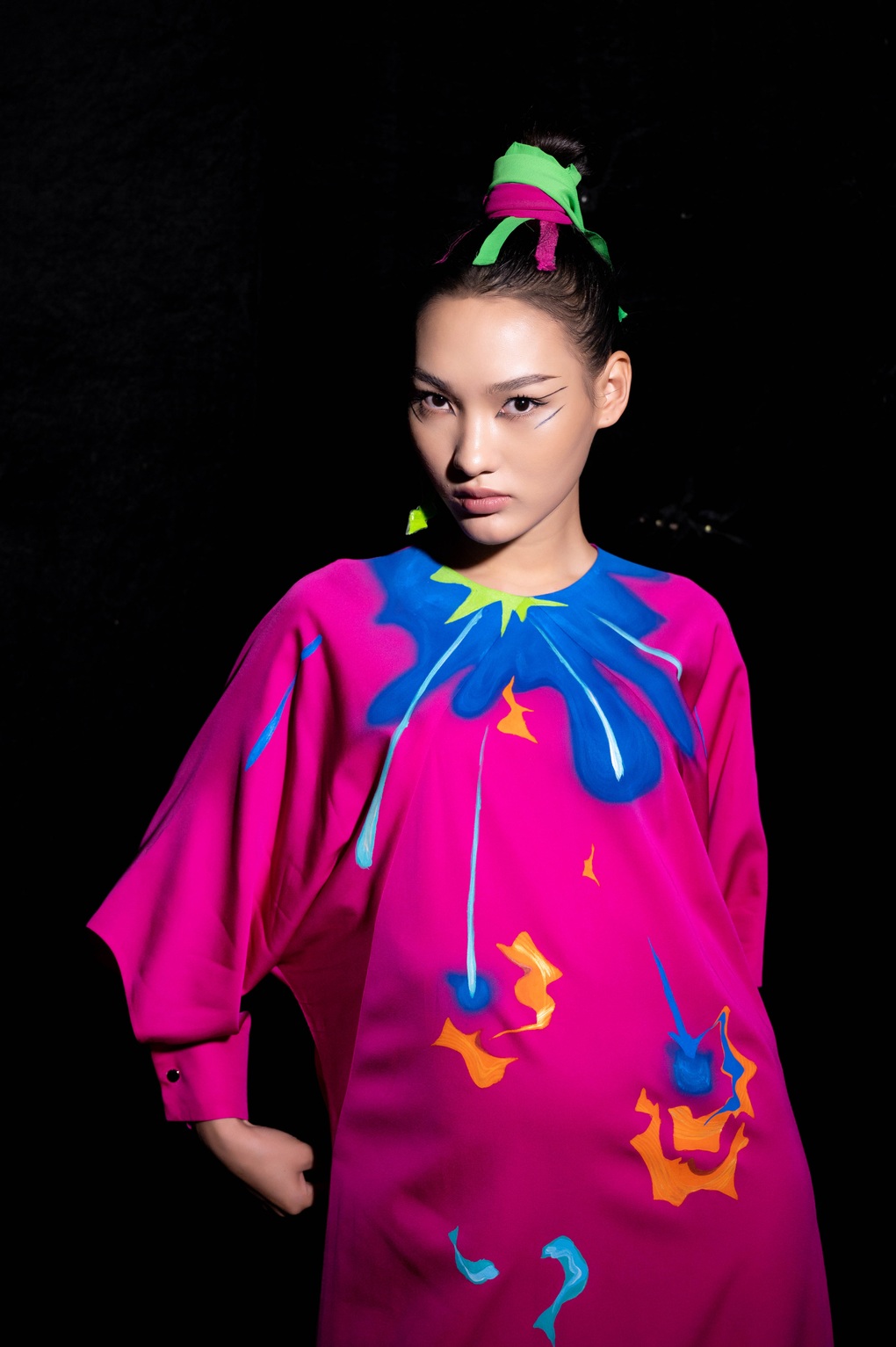 Quán quân The Face 2023 Tú Anh ấn tượng trong bộ cánh lấy cảm hứng Tây Bắc - 4 Quán quân The Face 2023 Tú Anh ấn tượng trong bộ cánh lấy cảm hứng Tây Bắc - 4