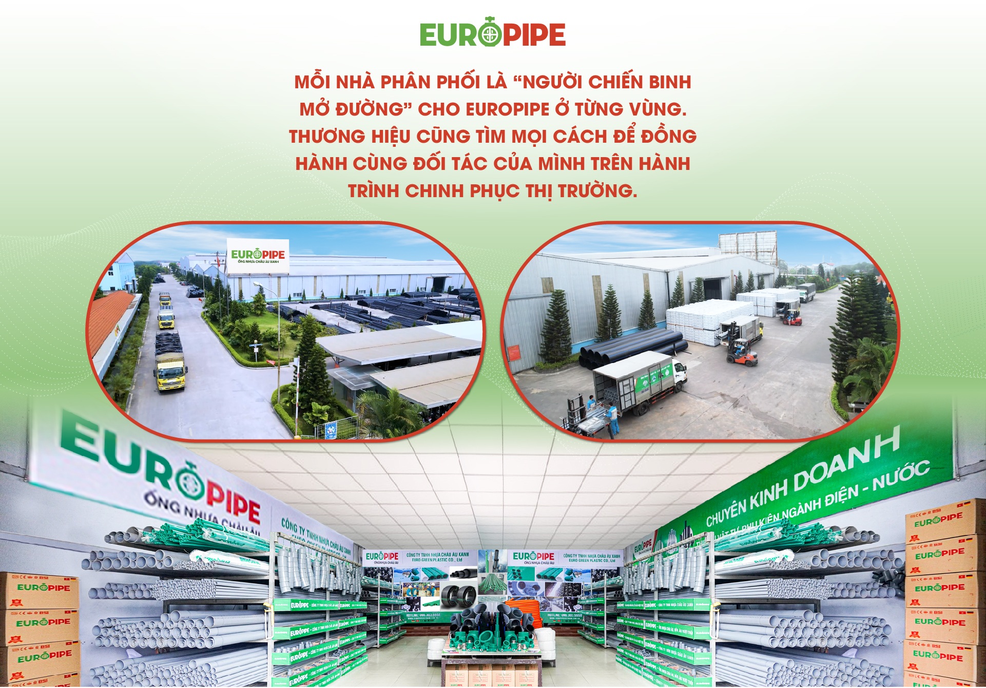 5 yếu tố tạo nên sức hút với hệ thống phân phối của EUROPIPE - 19 5 yếu tố tạo nên sức hút với hệ thống phân phối của EUROPIPE - 19