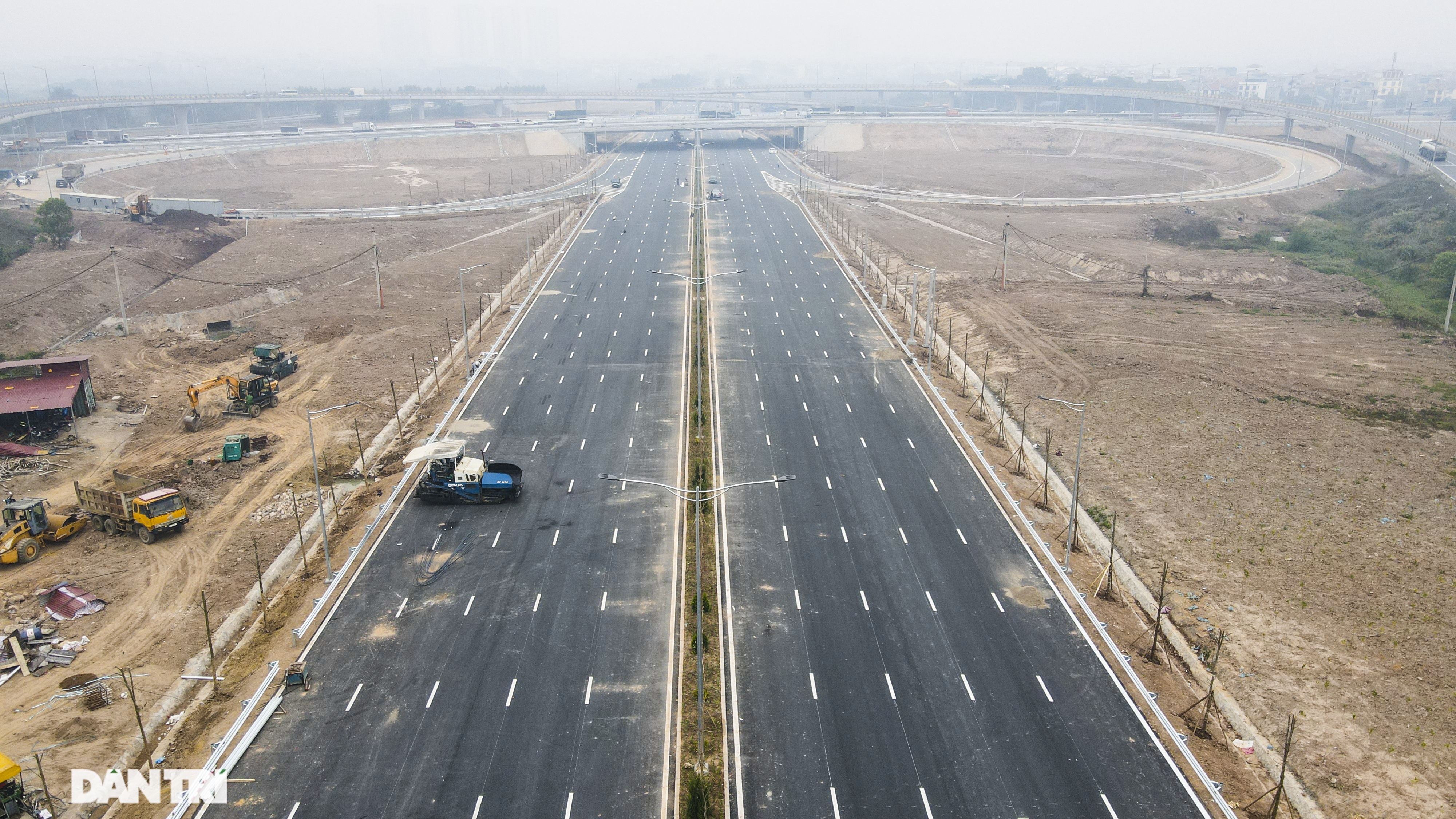 Toàn cảnh nút giao cao tốc hơn 400 tỷ ở Hà Nội trước ngày thông xe - 15 Toàn cảnh nút giao cao tốc hơn 400 tỷ ở Hà Nội trước ngày thông xe - 15