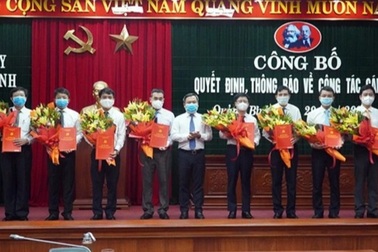 Điều động, bổ nhiệm 8 cán bộ chủ chốt tỉnh Quảng Bình