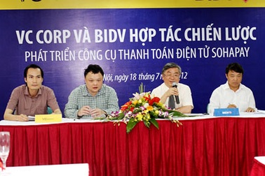 VCCorp và BIDV bắt tay phát triển công cụ thanh toán điện tử SohaPay