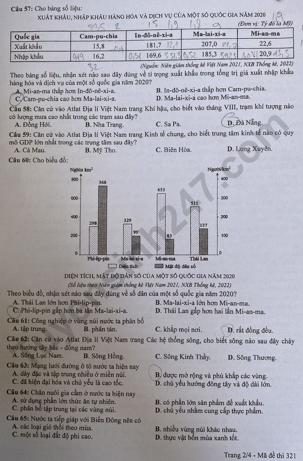 Từ vụ thi môn địa lý lạ: Tôi năm nay 60 tuổi vẫn làm được 80% đề này - 2 Từ vụ thi môn địa lý lạ: Tôi năm nay 60 tuổi vẫn làm được 80% đề này - 2