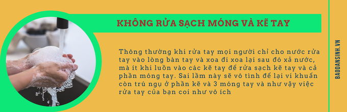 Rửa tay không đúng cách khiến bạn dễ bị nhiễm vi khuẩn - Ảnh 1.