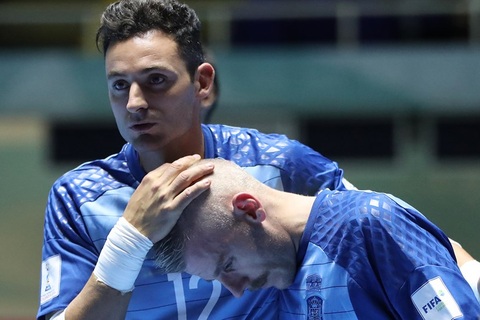 Tây Ban Nha thua Nga, Iran đánh bại Paraguay ở World Cup futsal 2016
