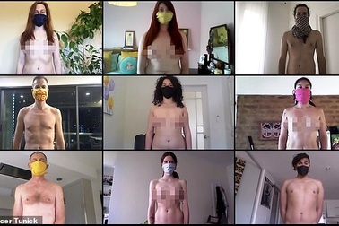 Dự án nhiếp ảnh “khỏa thân... đeo khẩu trang”