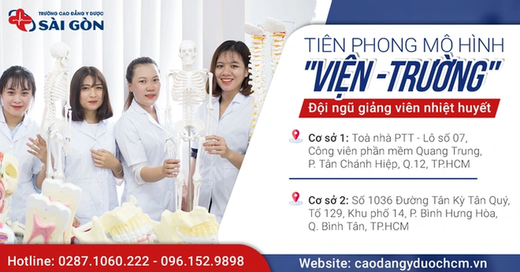 Trường Cao đẳng Y Dược Sài Gòn giảm 100% học phí khi nhập học trước 15/8 - 3 Trường Cao đẳng Y Dược Sài Gòn giảm 100% học phí khi nhập học trước 15/8 - 3