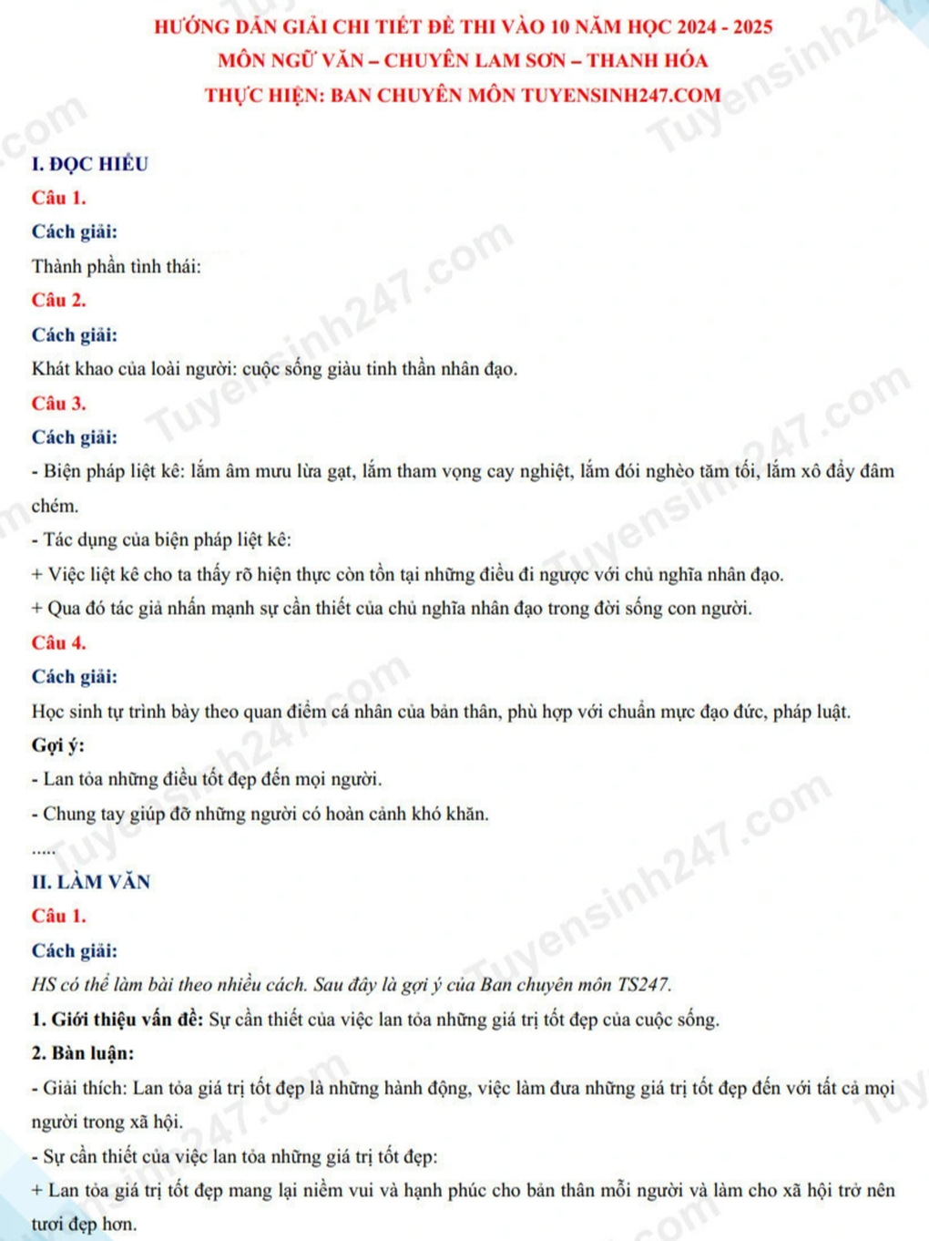 Đề thi, gợi ý đáp án môn toán, ngữ văn vào lớp 10 THPT Chuyên Lam Sơn 2024 - 9 Đề thi, gợi ý đáp án môn toán, ngữ văn vào lớp 10 THPT Chuyên Lam Sơn 2024 - 9