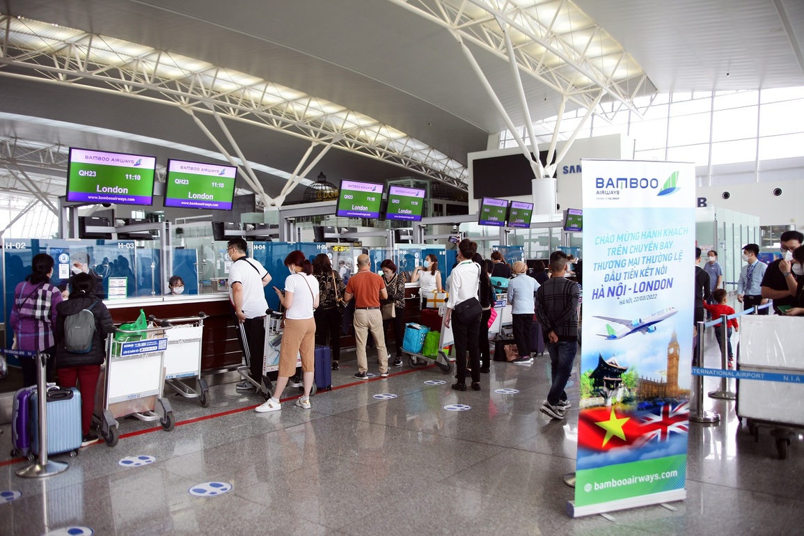 Bamboo Airways khai trương đường bay thẳng thương mại thường lệ Việt Nam - Anh - 2 Bamboo Airways khai trương đường bay thẳng thương mại thường lệ Việt Nam - Anh - 2