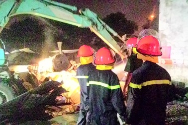 Cháy lớn trong Khu công nghiệp Tây Bắc Ga