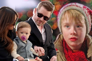 Lần đầu lộ diện bên vợ con, sao phim "Ở nhà một mình" đón niềm vui lớn