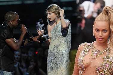 Rapper Kanye West phát biểu gây sốc khi ca sĩ Taylor Swift giành giải