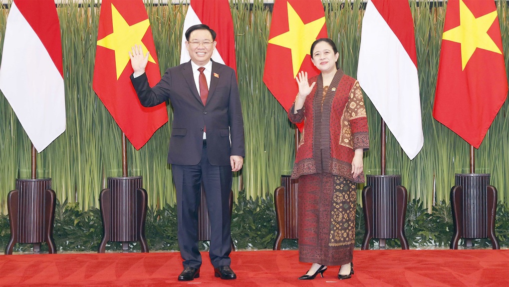 Chủ tịch Quốc hội Vương Đình Huệ hội đàm với Chủ tịch Hạ viện Indonesia - 3 Chủ tịch Quốc hội Vương Đình Huệ hội đàm với Chủ tịch Hạ viện Indonesia - 3