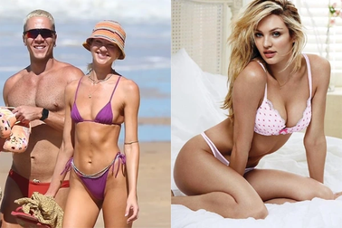 "Vòng một" khiêm tốn, "thiên thần nội y" vẫn quyến rũ khi diện bikini