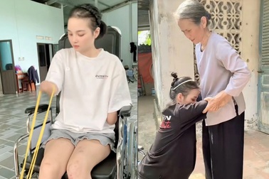 Cuộc sống của cô gái xinh đẹp ở Phú Thọ mất tay chân “hút” triệu lượt xem