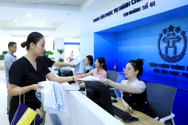 Hà Nội chính thức thực hiện mô hình Trung tâm hành chính công một cấp