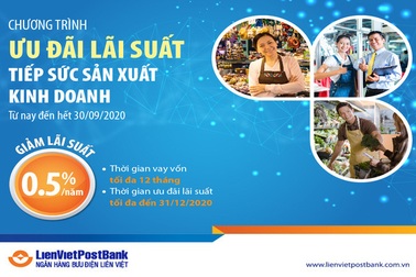 LienVietPostBank - Cùng cá nhân, hộ kinh doanh tiêu dùng vượt dịch