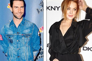 Adam Levine phủ nhận “qua lại” với Lindsay Lohan 