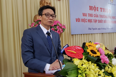Phó Thủ tướng Vũ Đức Đam: “Trường Đại học hãy là hình mẫu đầu tiên của học tập suốt đời”