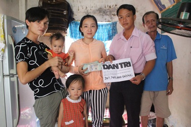 Hơn 267 triệu đồng đến với gia đình bé 15 tháng tuổi bị bệnh tim bẩm sinh