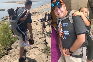 Mỹ: Thầy giáo tình nguyện cõng cô học trò suốt chuyến dã ngoại