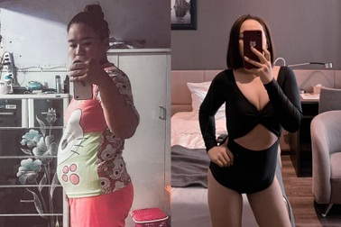 Mẹ bỉm sữa tự tin với "body nóng bỏng" sau khi giảm 25kg