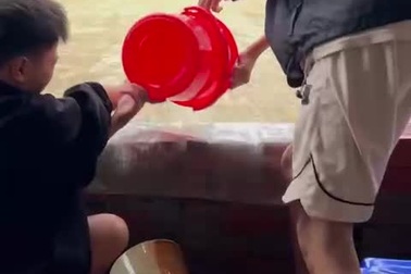 Nước dâng cao ở Gia Lai, người dân "cố thủ" trong nhà