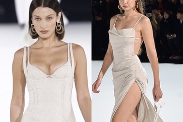Chị em Hadid nổi bật tại tuần lễ thời trang Paris