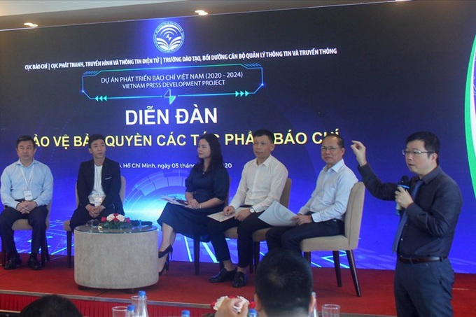 Lập trung tâm "Bảo vệ bản quyền các tác phẩm báo chí" - Ảnh 1. Lập trung tâm "Bảo vệ bản quyền các tác phẩm báo chí" - Ảnh 1.
