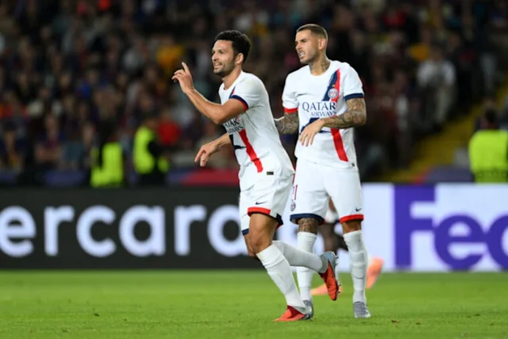 PSG ngược dòng giành chiến thắng trước Barcelona - 2 PSG ngược dòng giành chiến thắng trước Barcelona - 2