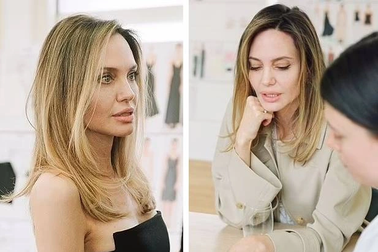 Vì lý do đặc biệt, Angelina Jolie lột xác với màu tóc mới