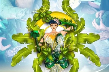 Thiết kế về cây tre, món ăn dân dã gây ấn tượng tại Miss Grand Vietnam 2024