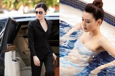 Sau siêu xe 70 tỷ, Nữ hoàng sắc đẹp Ngọc Duyên tái xuất với siêu xe 50 tỷ