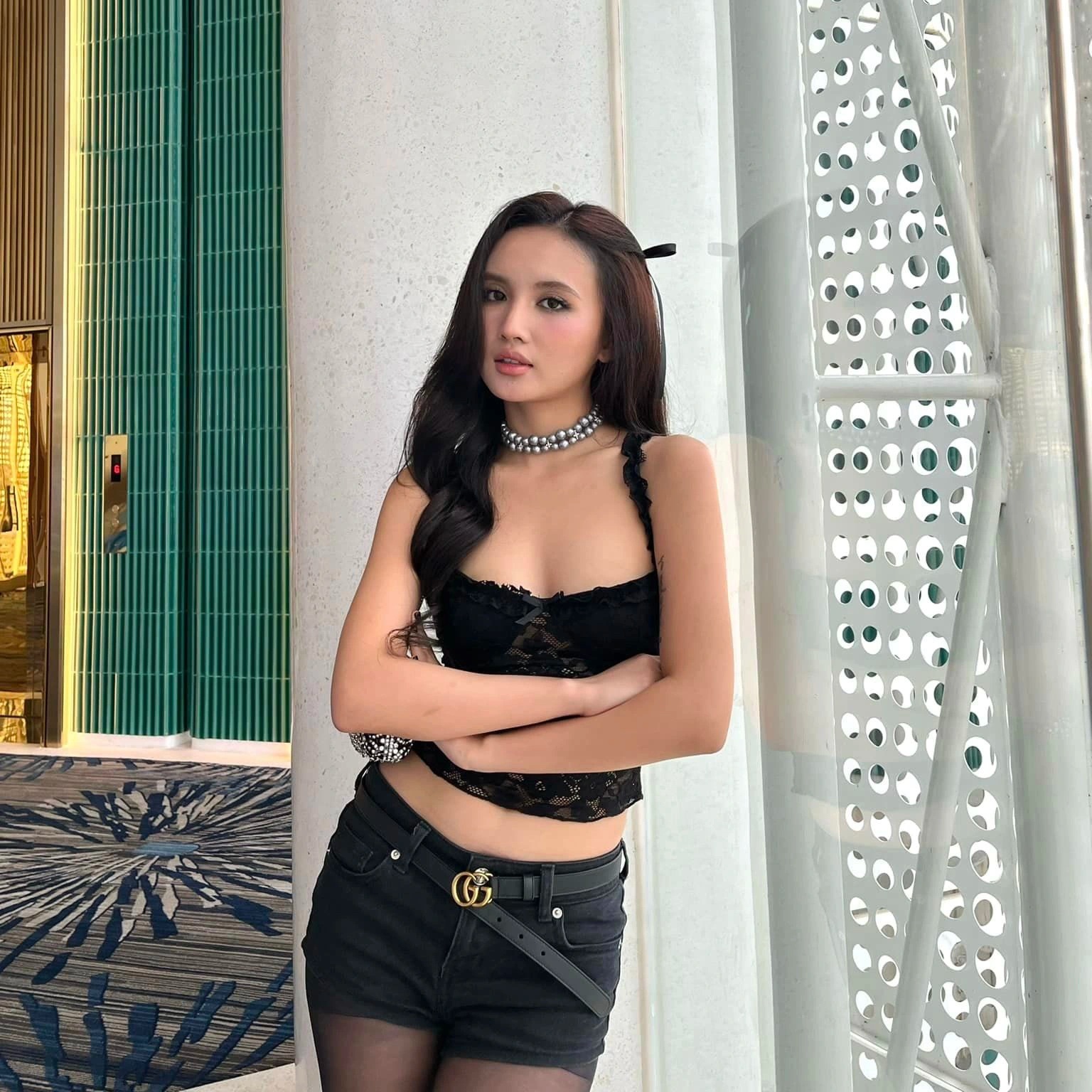 កូនស្រីម្ចាស់ក្សត្រី Wushu Thuy Hien ទាក់ទាញចំណាប់អារម្មណ៏ជាមួយនឹងរូបរាងដ៏សិចស៊ីរបស់នាង - ៣ Con gái nữ hoàng wushu Thúy Hiền gây chú ý với vẻ xinh đẹp, gợi cảm - 3