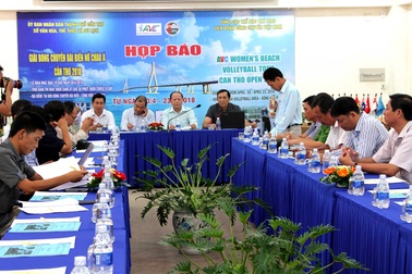 Chuẩn bị diễn ra giải bóng chuyền bãi biển nữ Châu Á tại Cần Thơ