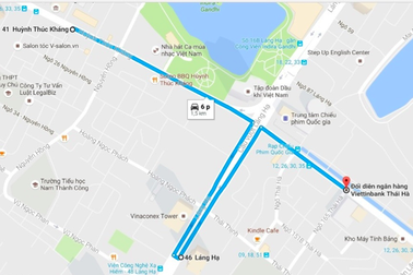 Hà Nội cấm toàn bộ phương tiện đi dưới gầm cầu vượt Láng Hạ