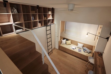 Tuyệt chiêu thiết kế cho ngôi nhà 25m2 vẫn rộng rãi, đầy đủ tiện nghi