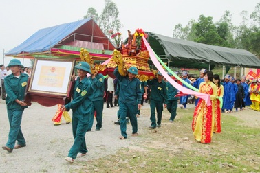 Long trọng lễ đón nhận bằng di tích lịch sử văn hóa Đền Thánh Mẫu