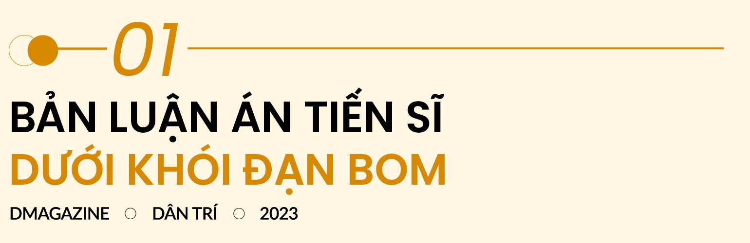 Cuộc trở về kỳ diệu sau 50 năm lưu lạc của cuốn luận án ám khói đạn bom - 1 Cuộc trở về kỳ diệu sau 50 năm lưu lạc của cuốn luận án ám khói đạn bom - 1